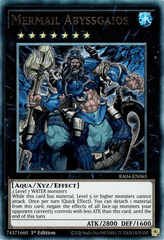 Mermail Abyssgaios - RA04-EN065 - (PUR) Prismatic Ultimate Rare - 1st Edition